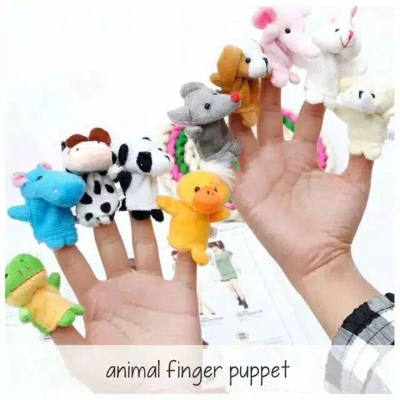 Boneka Jari - Animal Finger Puppet 1Pcs