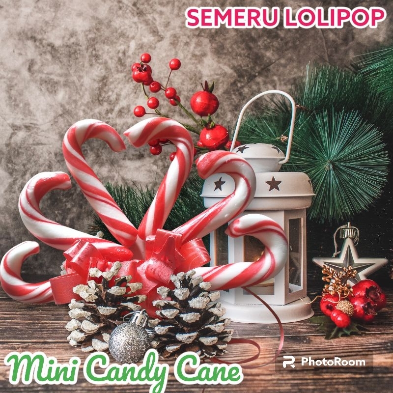 

Mini Candy Cane - Merah Putih - Tongkat Natal - Semeru Lolipop