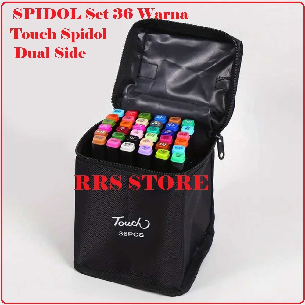 

Spidol Dual Side Fine Art Brush Art Marker Set 36 Warna - CY-006 Dilengkapi dengan tas penyimpanan Dua Buah Mata Spidol ukuran yakni 1.0 mm dan 6.0 mm warna lebih cerah