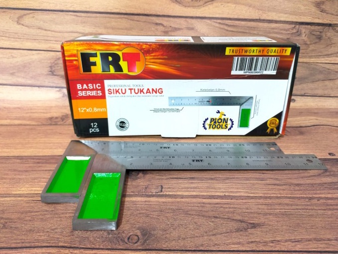 

Model terbaru FRT SIKU TUKANG 12" Penggaris siku 12 inch Tebal Awet 30 cm AAA
