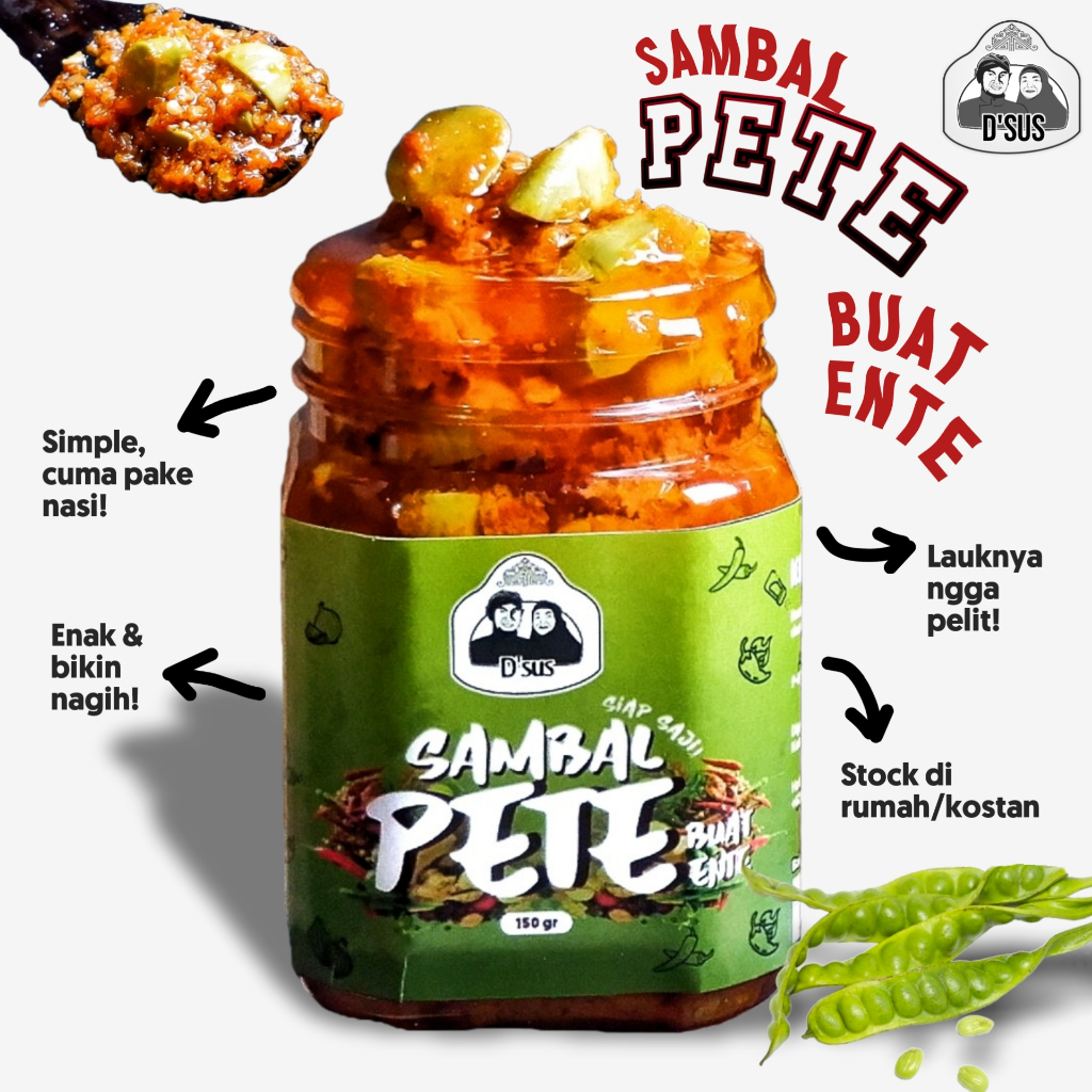 

SAMBAL D'SUS - Sambal Pete panggang