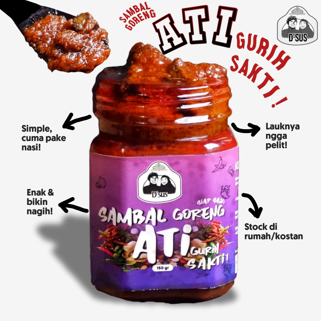 

SAMBAL D'SUS - Sambal Balado Hati Sapi Panggang