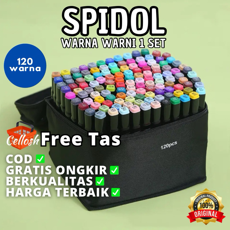 

Spidol Warna Warni 1 Set 120 Warna Stabilo Pastel Warna Warni Dua Sisi 120 Warna Dual Side Fine Art Brush Pen Marker Animation Set Sketsa