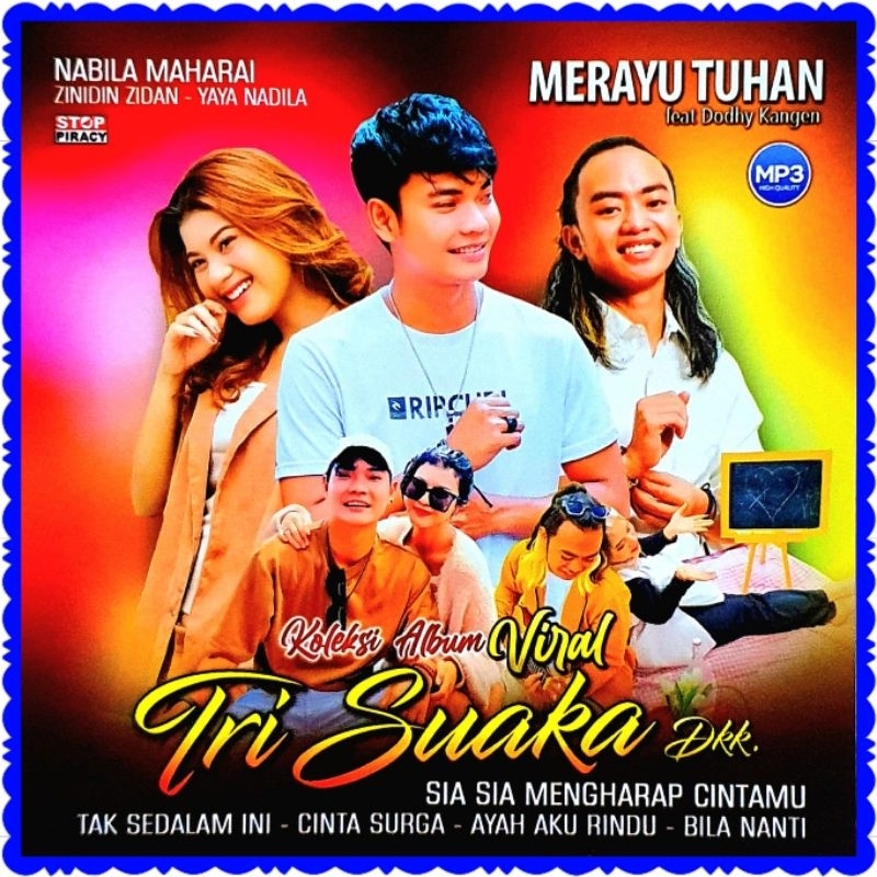 KASET CD MP3 TRI SUAKA-KASET MP3 LAGU TRI SUAKA-TRI SUAKA-LAGU POP INDONESIA TERBARU-LAGU POP TERPOP
