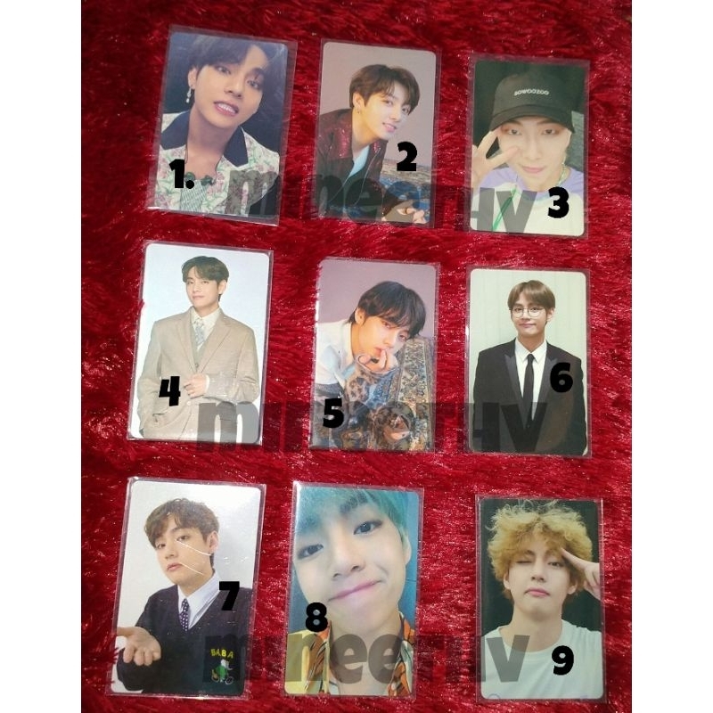 BTS Photocard Taehyung Official