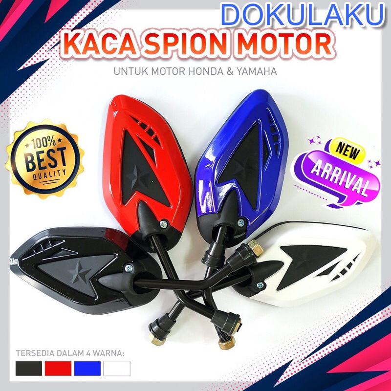 Spion Motor Standar Variasi Verano Honda UNIVERSAL HONDA DAN YAMAHA VARIO 125/150/ Kaca Spion Vario