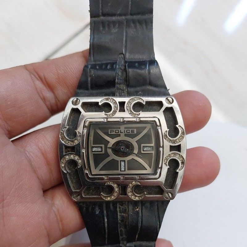 jam tangan cewek original Police second preloved bekas
