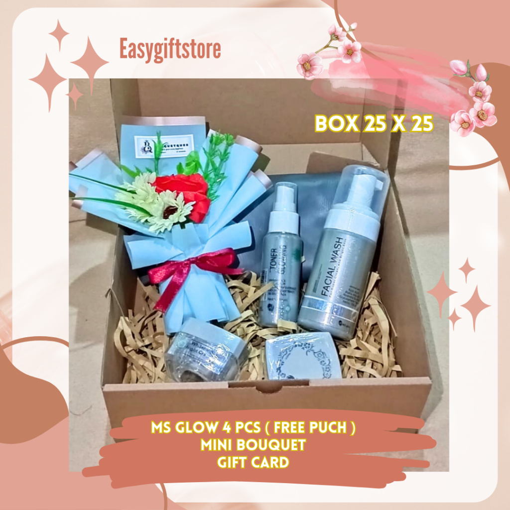 

EASY GIFT - HAMPERS SKINCARE / HAMPERS SKINCARE WANITA / HAMPERS MS GLOW