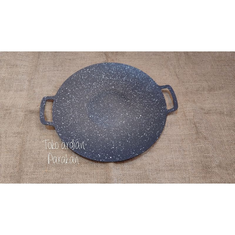 ARDIANHOMEWARE-WAJAN DATAR KEBAB BURGER SOSIS IKAN DAGING MULTI GRILL PAN PENGGORENGAN PANGANGAN