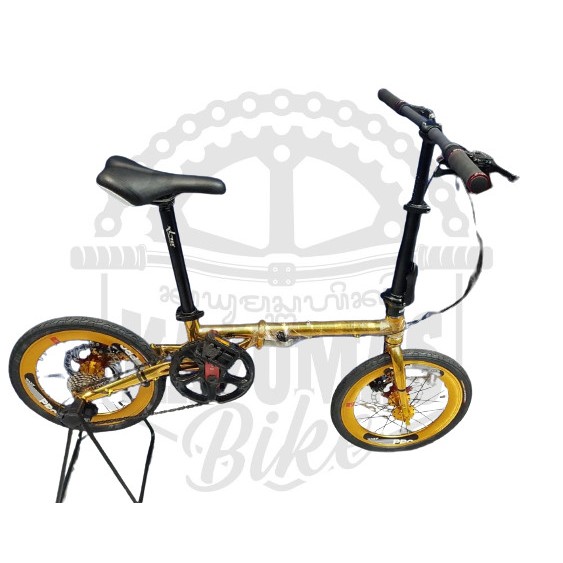 SEPEDA LIPAT 16 MODIF FRAME SMITH 1 x 8 SPEED MECHANICAL DISC BRAKE