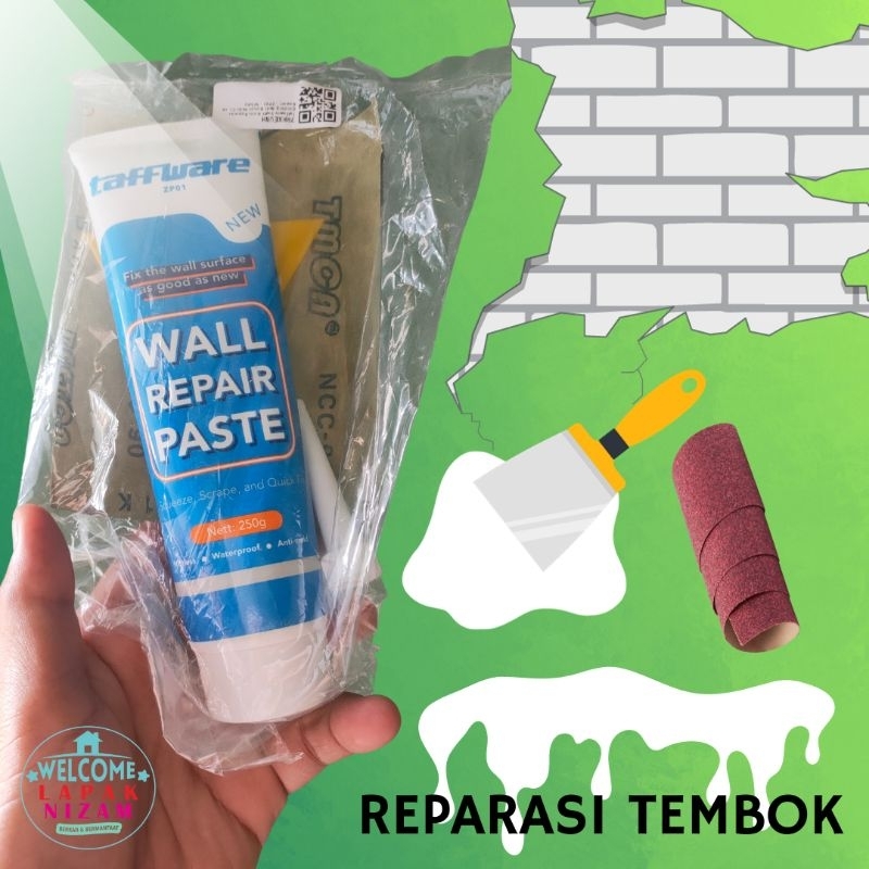 Lem Reparasi Tembok Retak
