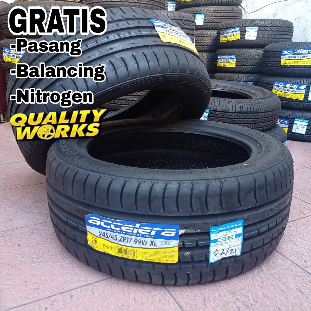 BAN MOBIL RING 17 UKURAN 245 45 R17 ACCELERA PHI-R - BAN RING 17 ACCELERA 245/45 R17