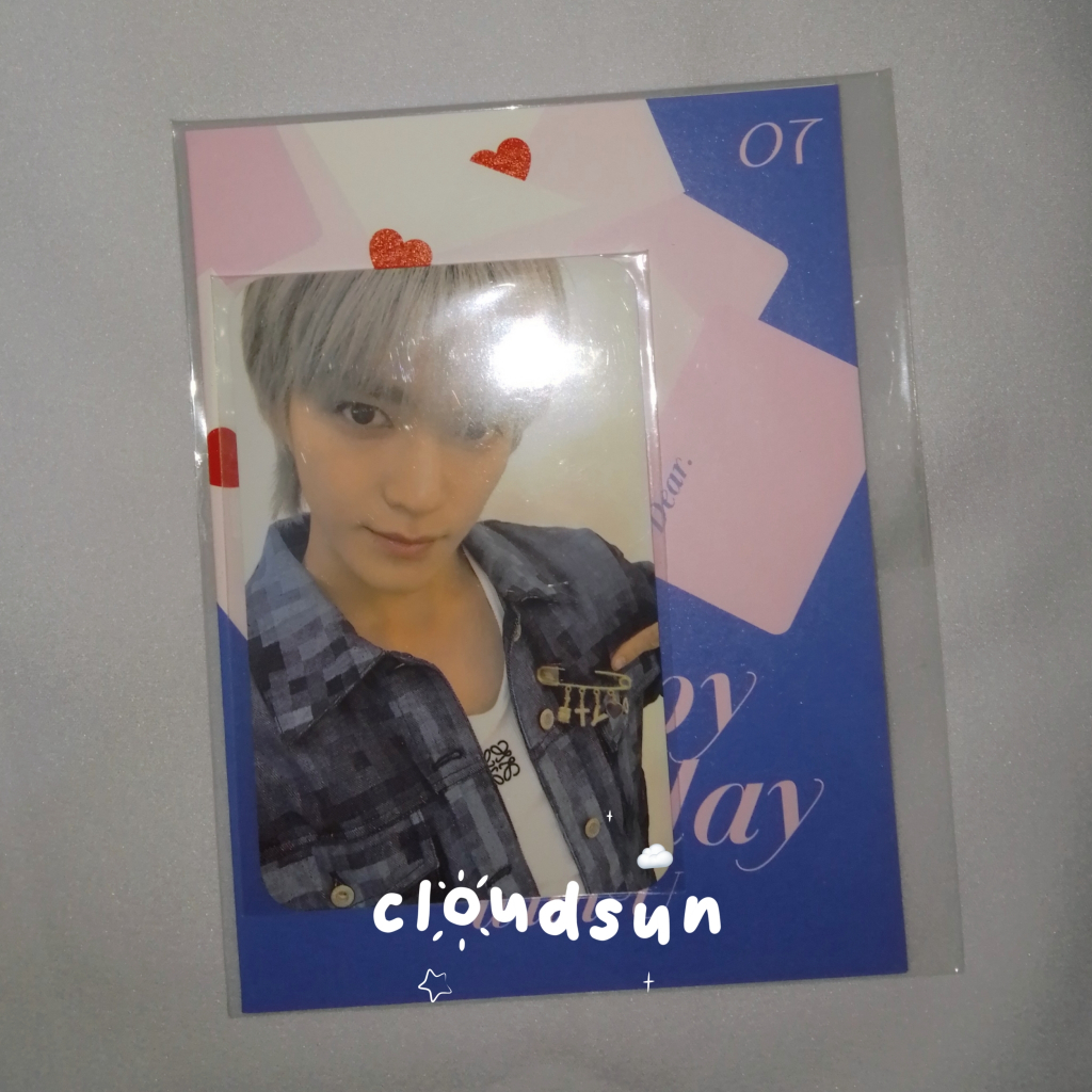 [ SALE | READY STOCK ] NCT TAEYONG / MARK ARTIST BIRTHDAY CARD SEALED