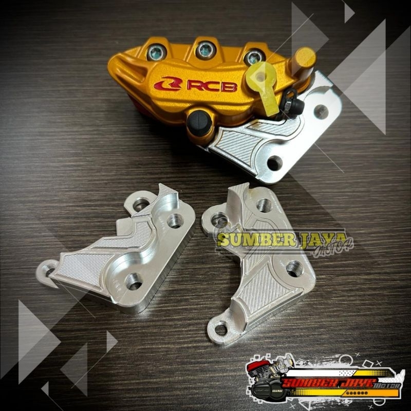 breket kaliper rcb 2piston pnp rx king lama old disc piringan 300mm