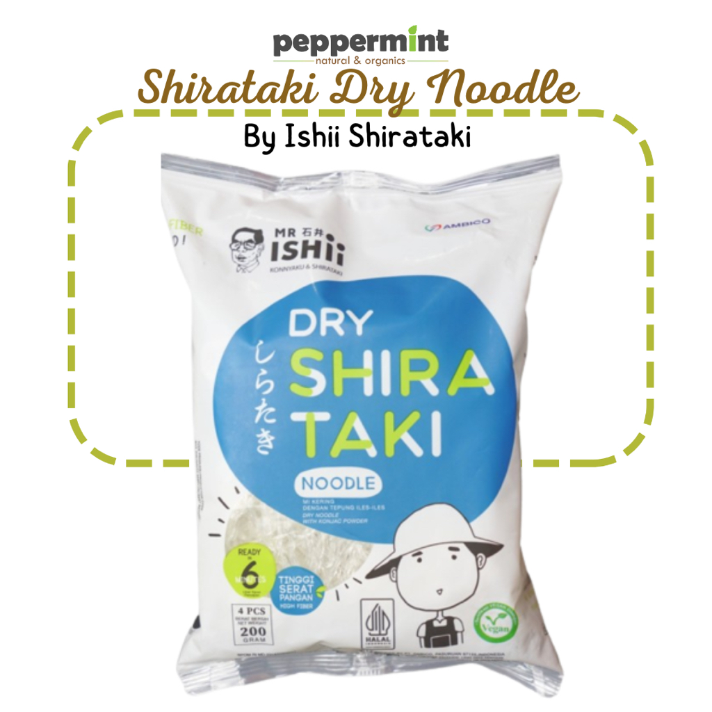 

Shirataki Dry Noodle / Mie Kering Nol Kalori utk Diet Keto (250 gram)