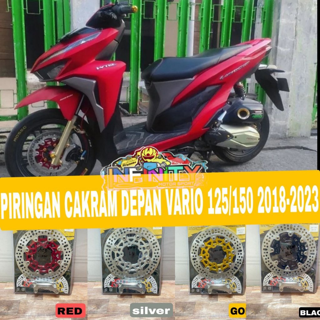 PIRINGAN CAKRAM VARIO 150 NEW 5 LUBANG VARIO150/125 old BEAT UK260 ORIGINAL DERKEVIC/PIRINGAN CAKRAM