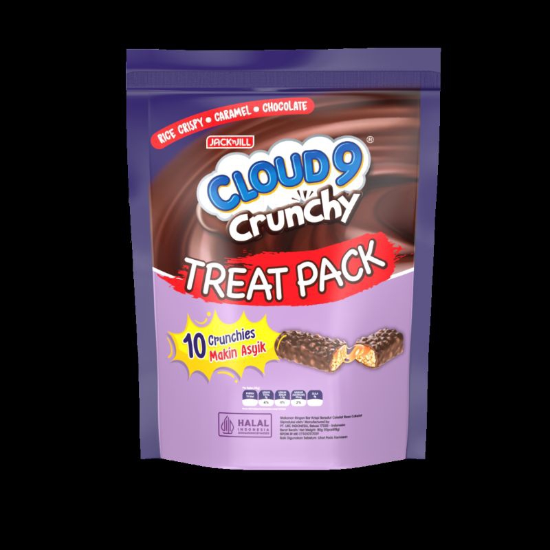 

cloud crunchy treat pack 10pcs/ wafer caramel /wafer cokelat