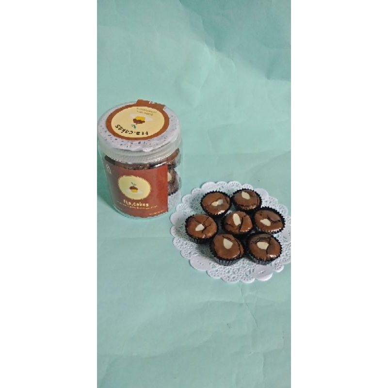 

fudgy brownies mini / kuker palm sugar/gurih/lembut