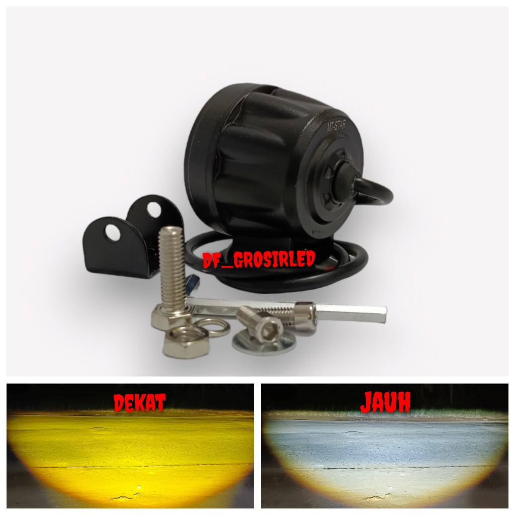 lampu tembak led cwl laser gun d2 cut off 4d high low