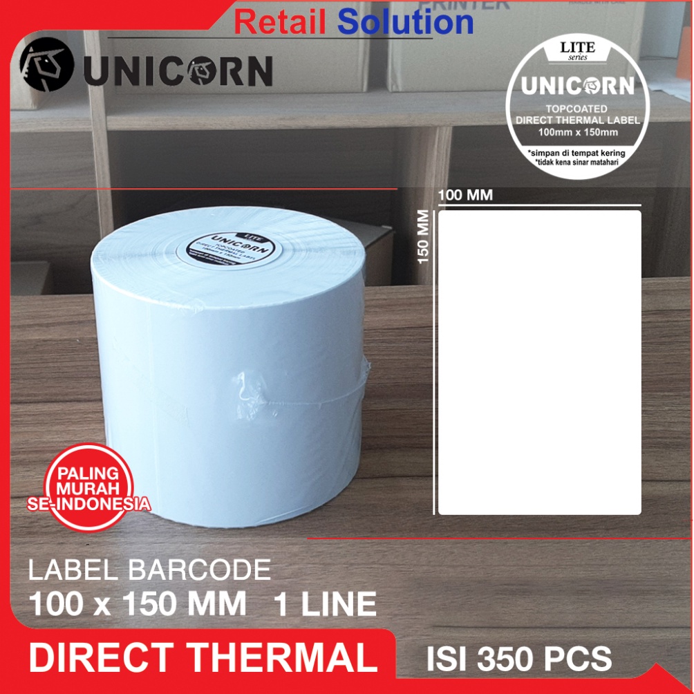 

8.8 Product HOT Stiker Label Resi Thermal 100x150 / 100 x 150 mm / 100x150mm / A6 / 10X15CM / 10 X 15 CM / 10X15 CM