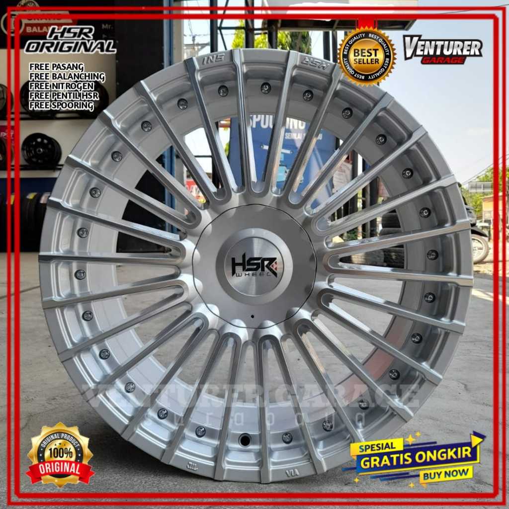 VELG MOBIL RING 18 HSR AMARASI R18 LUBANG 5 VELG RAICNG RING 18 BUAT ALPHARD,VELFIRE,LEXUS DLL