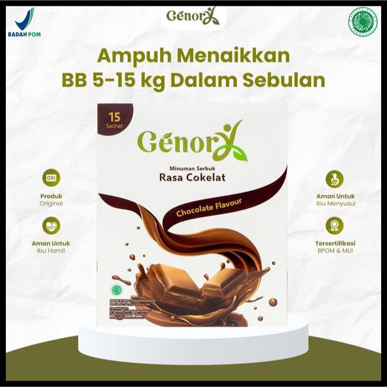 

Genory Susu Penggemuk Badan Rasa Coklat Minuman Bubuk Penambah Nafsu Makan