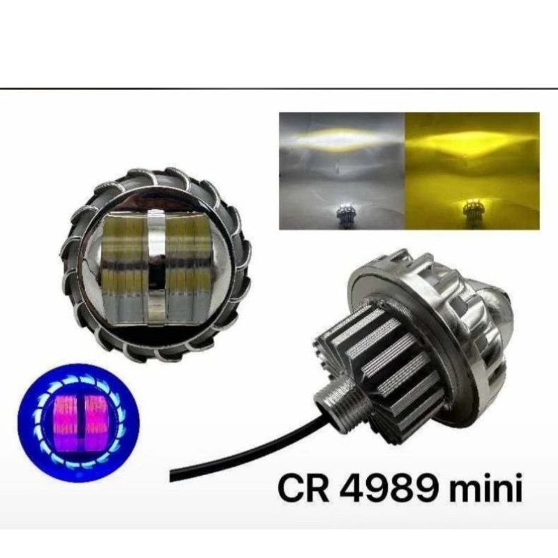 Lampu Utama Projie Daymaker Mini Jauh Dekat 2,5inch Alumunium