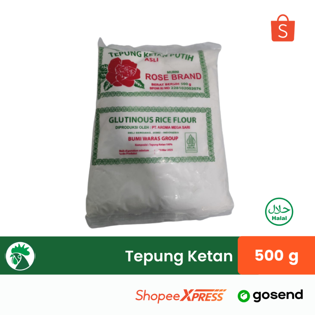 

Aneka Merek Tepung Beras Tepung Pulut Tapioka Kanji 500g