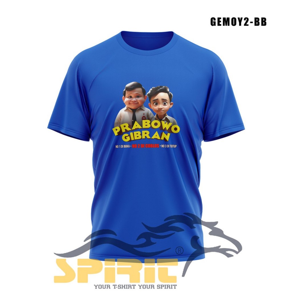 Baju Capres Cawapres 2024 Prabowo Gibran Kaos Pemilu 2024 Prabowo Gemoy