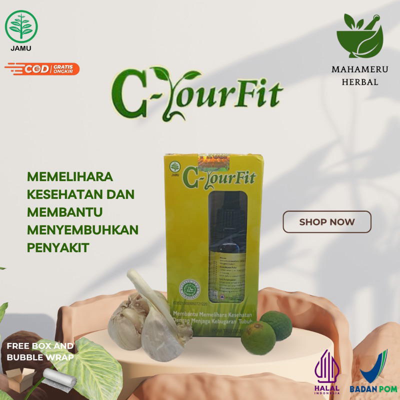 C-YOURFIT JAMU TETES HERBAL, ORIGINAL TERMURAH.