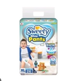 Sweety pants XL ecer silver popok celana pampers