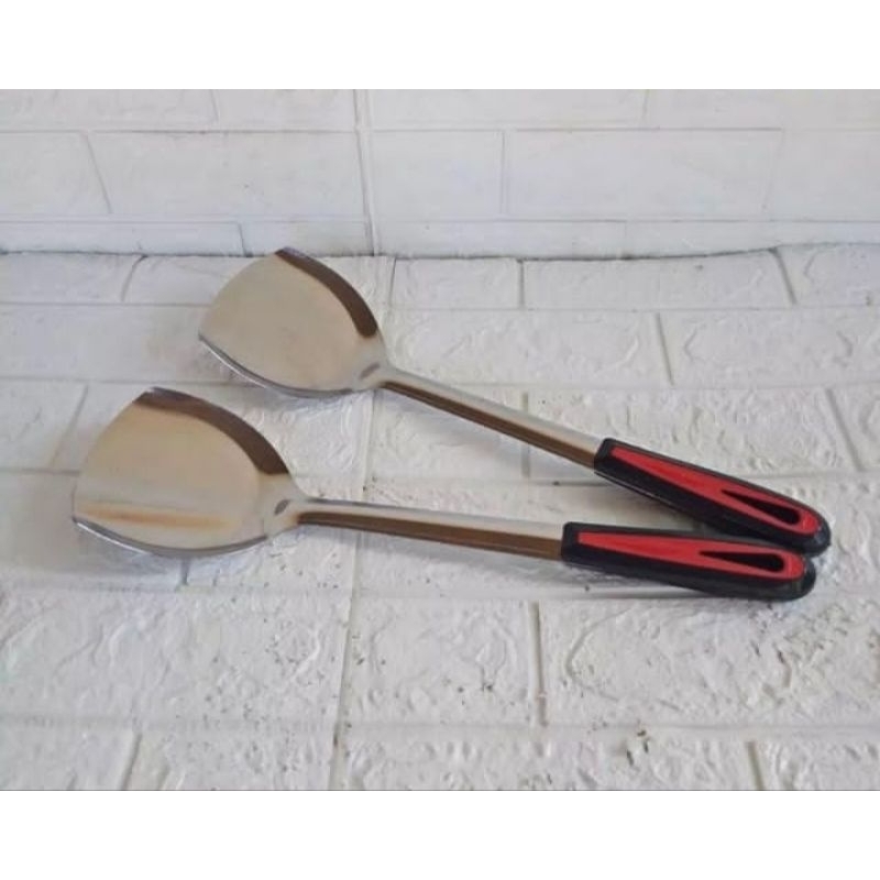 Sotil Besar / Sutil Stainless Super Tebal Gagang Merah