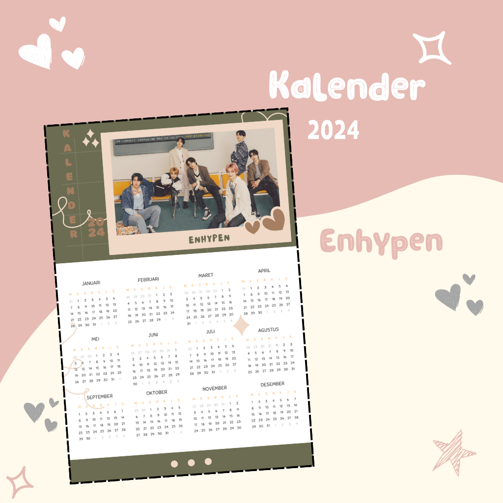 

KALENDER 2024 ENHYPEN KPOP