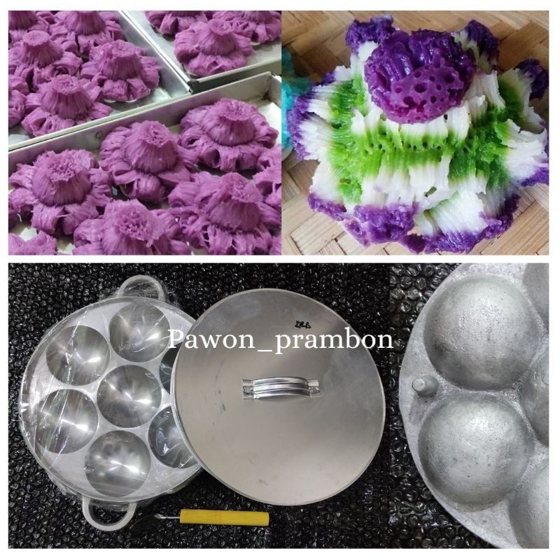 Cetakan bikang mawar SUPER JUMBO Cetakan bikang mawar jumbo tebal anti lengket bonus sutil + tutup