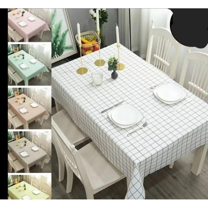 Taplak Meja Makan /Ruang Tamu Anti Air Premium Bahan Pave Model Cantik