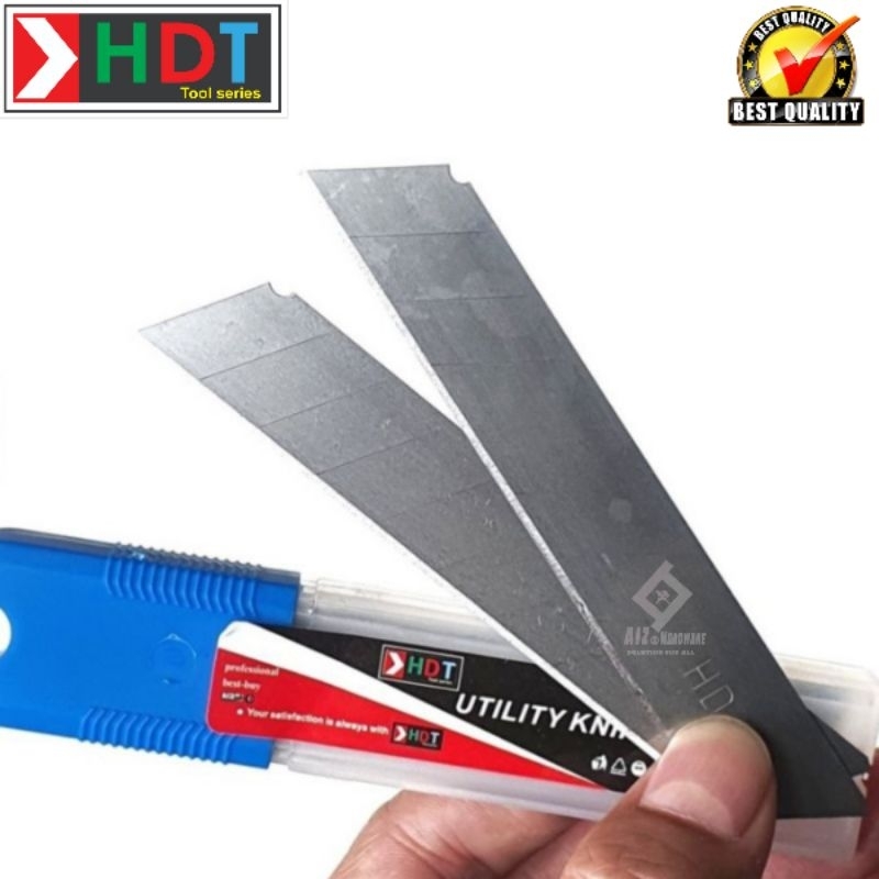

HDT ISI PISAU CUTTER BESAR HEAVY DUTY JAPAN SILET RAZOR 10pcs X 2 pack