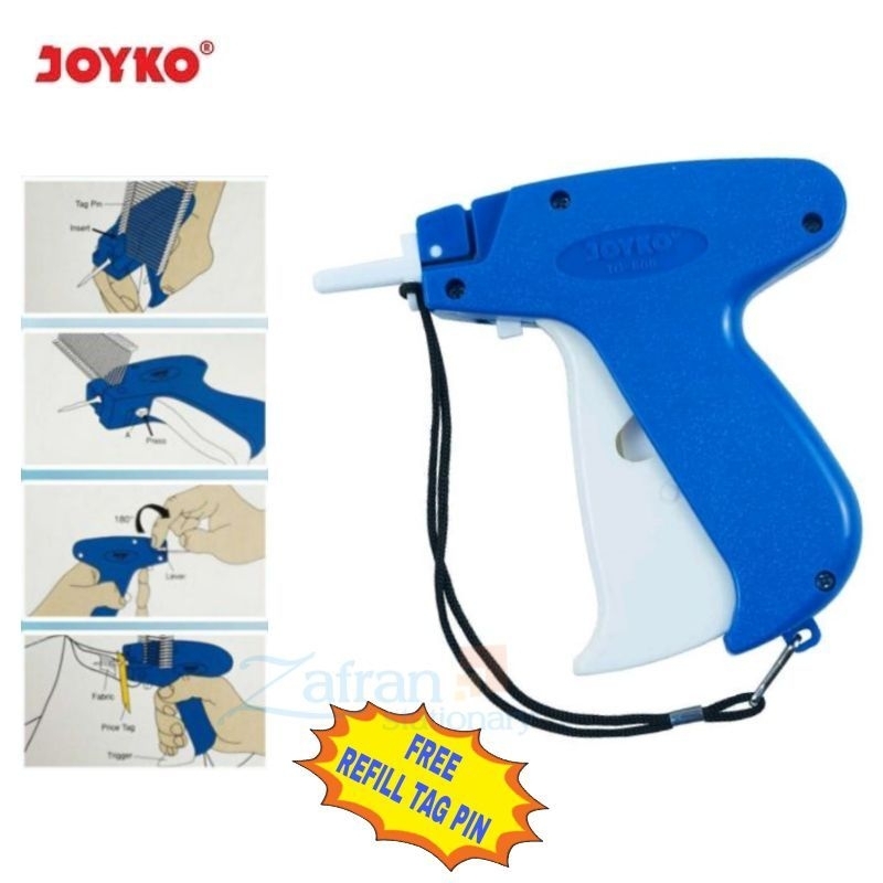 

TAG GUN JOYKO TG-600 (FREE TAG PIN) | ALAT TEMBAK LABEL DAN REFILL TAG PIN | REFILL TAG GUN | TAGGING GUN JOYKO TG-600 | HAND TAG JOYKO