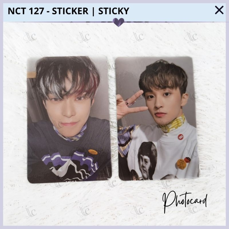 [NCT 127] Photocard Sticker Sticky Ver Doyoung, Mark{Official}