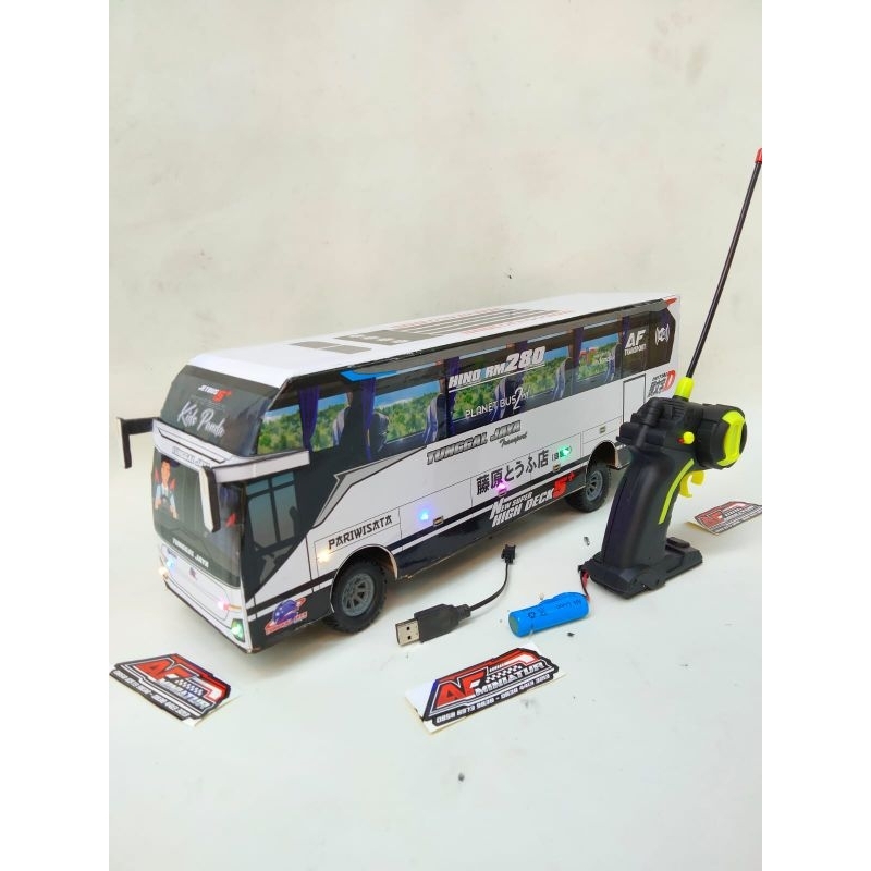 mainan remot control bus basuri telolet