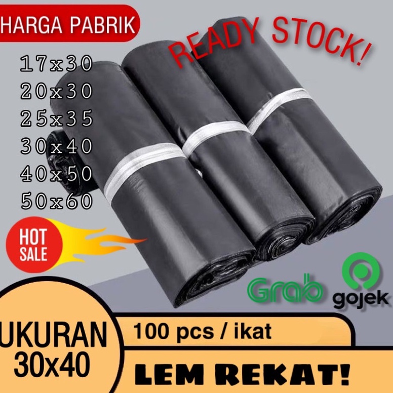 

SHOPEE MALL POLYMAILER PLASTIK PACKING ONLINE ukuran 30x40 ISI 100pcs