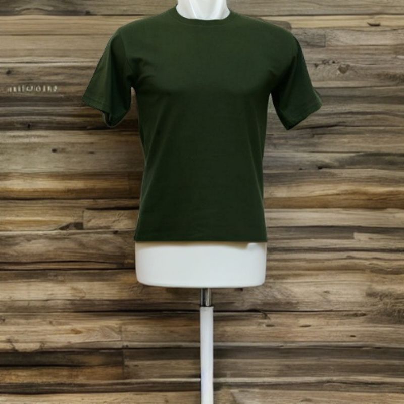 T-shirt polos hijau army
