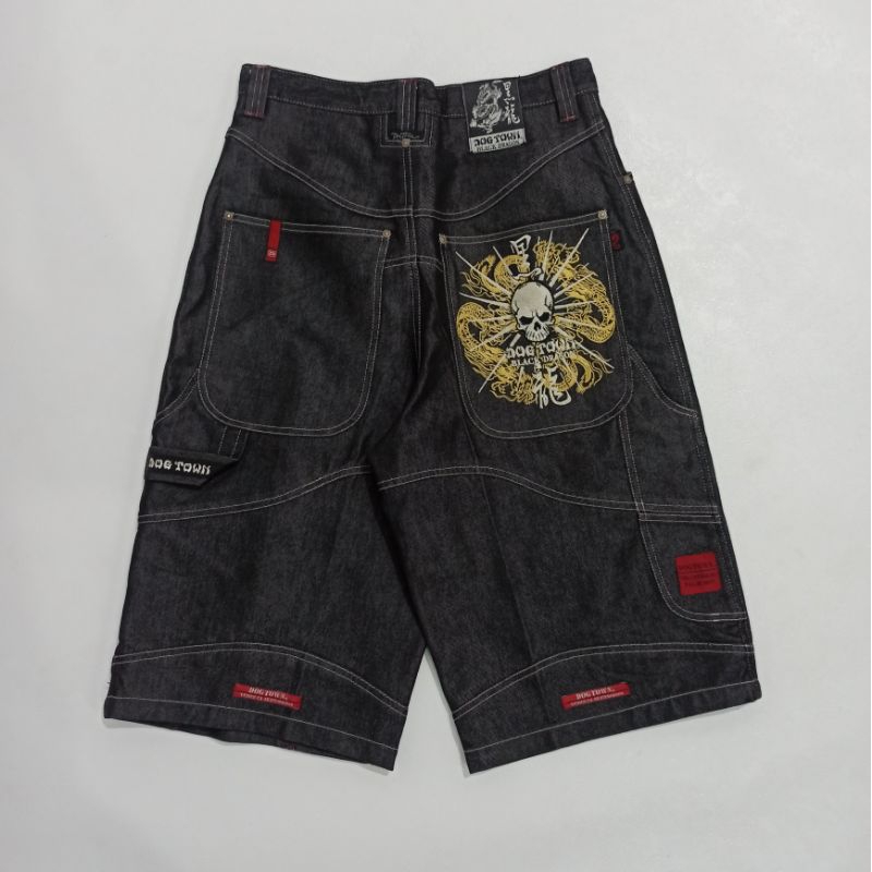 JORTS CARPENTER Y2K DOGTOWN SKULL BLACK DRAGON NOT ECKO EVISU JNCO