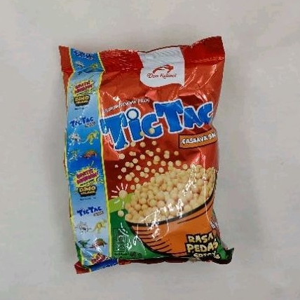 

Dua Kelinci Snack Pilus Tic Tac Snack Rasa Pedas 80Gr