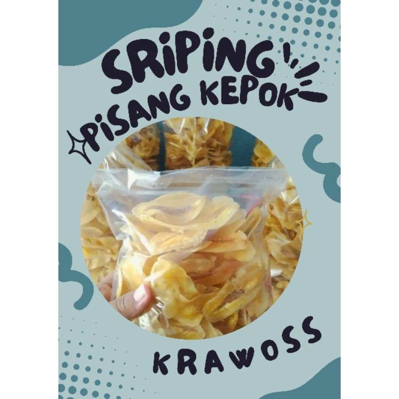 

SRIPING/KERIPIK PISANG KRAWOSS-Asli Pisang Kepok