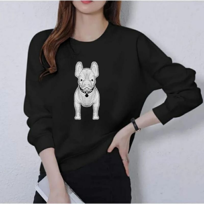HBM-BAJU SWEATER LIFEWORK TRENDY NEW BISA COD
