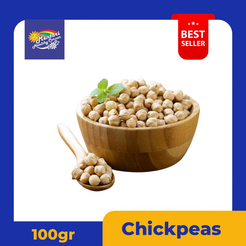 

Raw Garbanzo 100gr / Chickpeas / Kacang Arab mentah 100gr