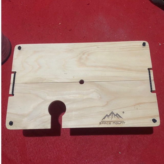 Meja Lipat mini Ultralight kayu/Wood folding mini table/Meja camping/Meja Portable/Meja Lipat