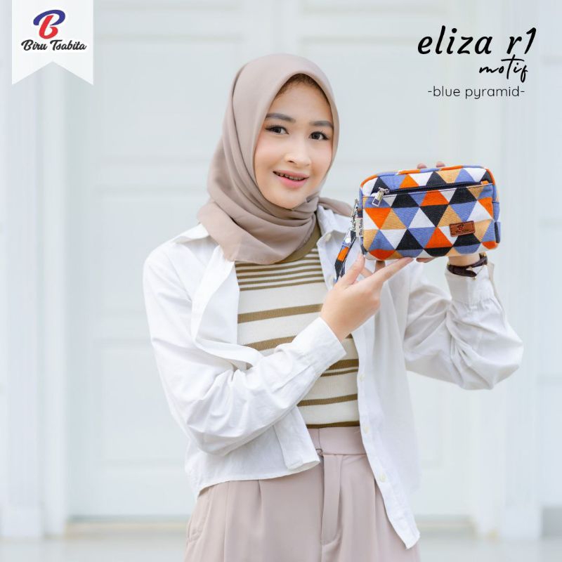 dompet ELIZA R1 MOTIF BIRU TSABITA