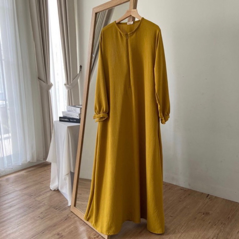 KEERAN DRESS GAMIS SYARI POLOS / GAMIS WANITA TERBARU TERLARIS-1