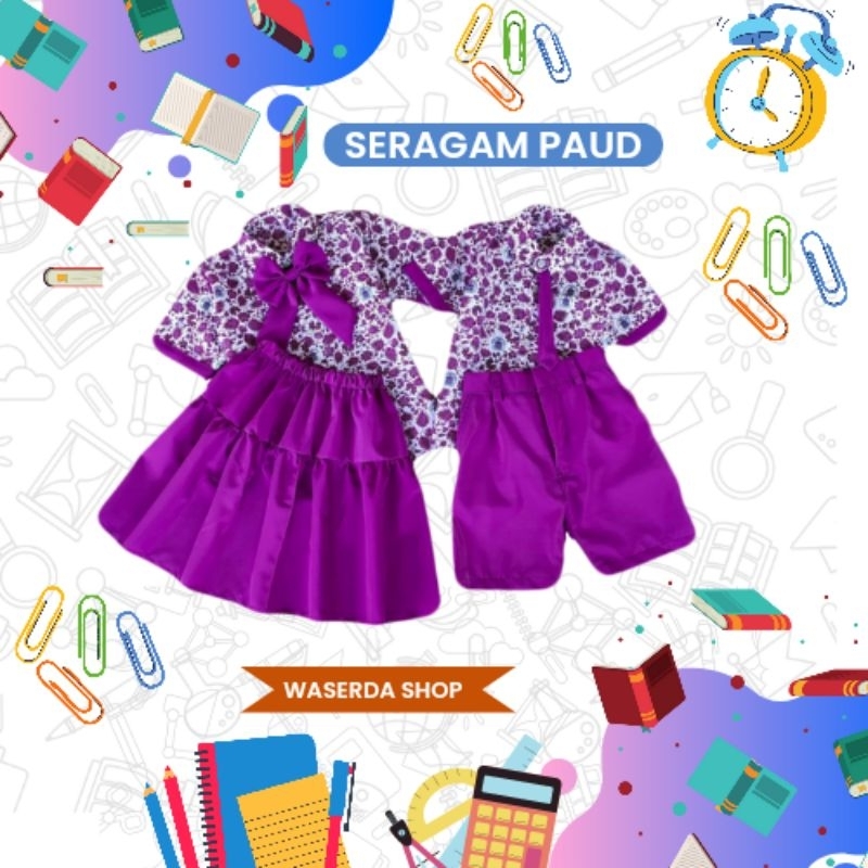 Seragam PAUD TK Batik Nasional